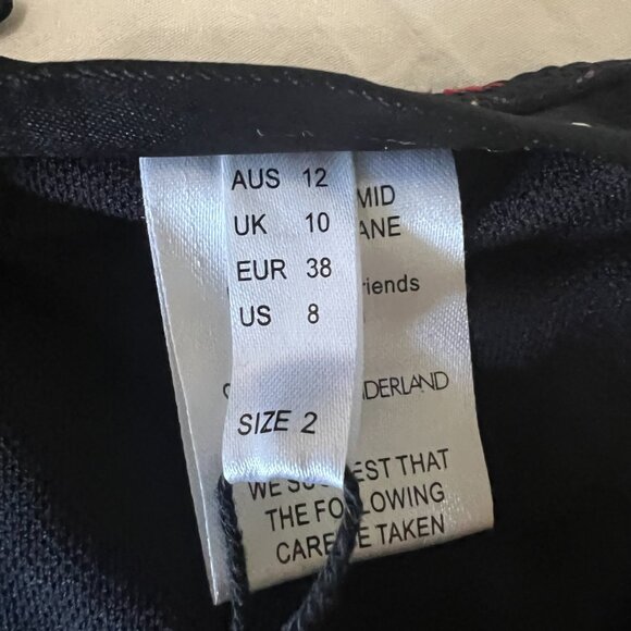 SEVENTH WONDERLAND BIKINI SIZE 8 BLACK/PURPLE NWT - Picture 4 of 4